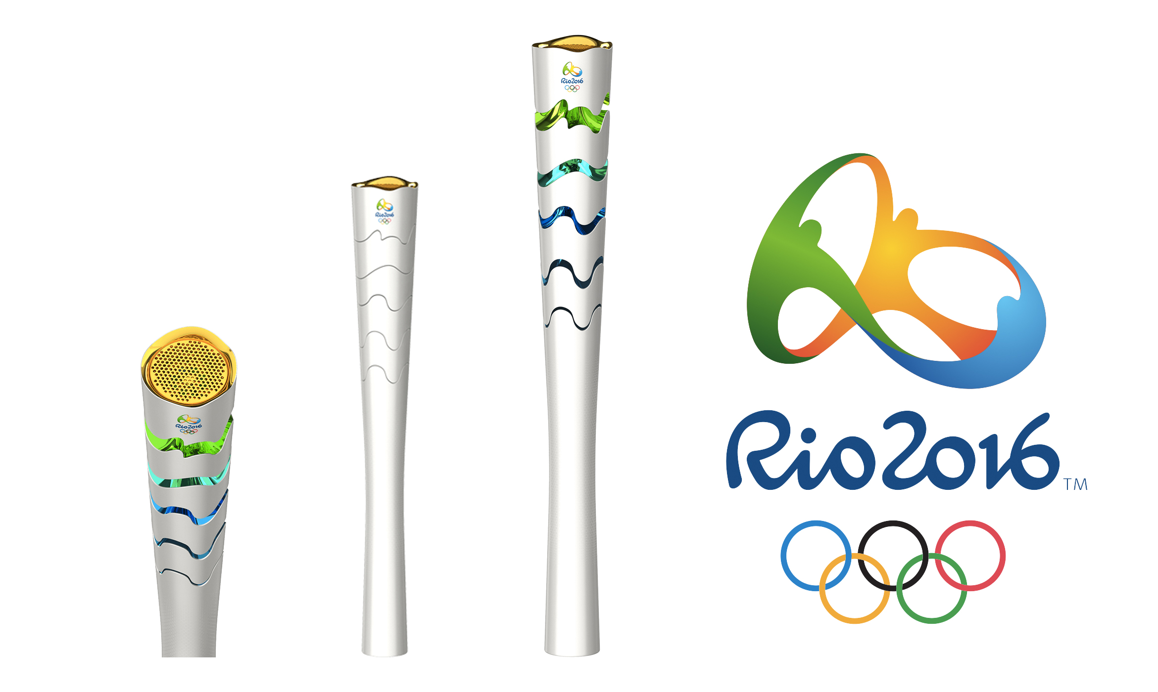 Olympic Torch Design, Rio 2016 Modern Gear For Life